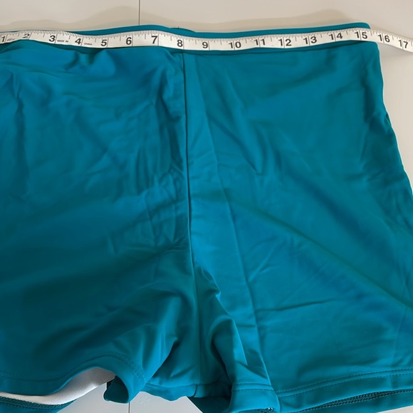 Bloomchic Turquoise &Teal Two Piece Swimsuit 14-16/1X - Picture 6 of 11